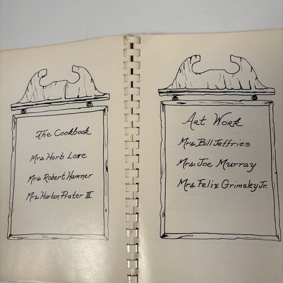 progress club ii cookbook fayette alabama Handwritten Recipes Vintage Community - Picture 4 of 8